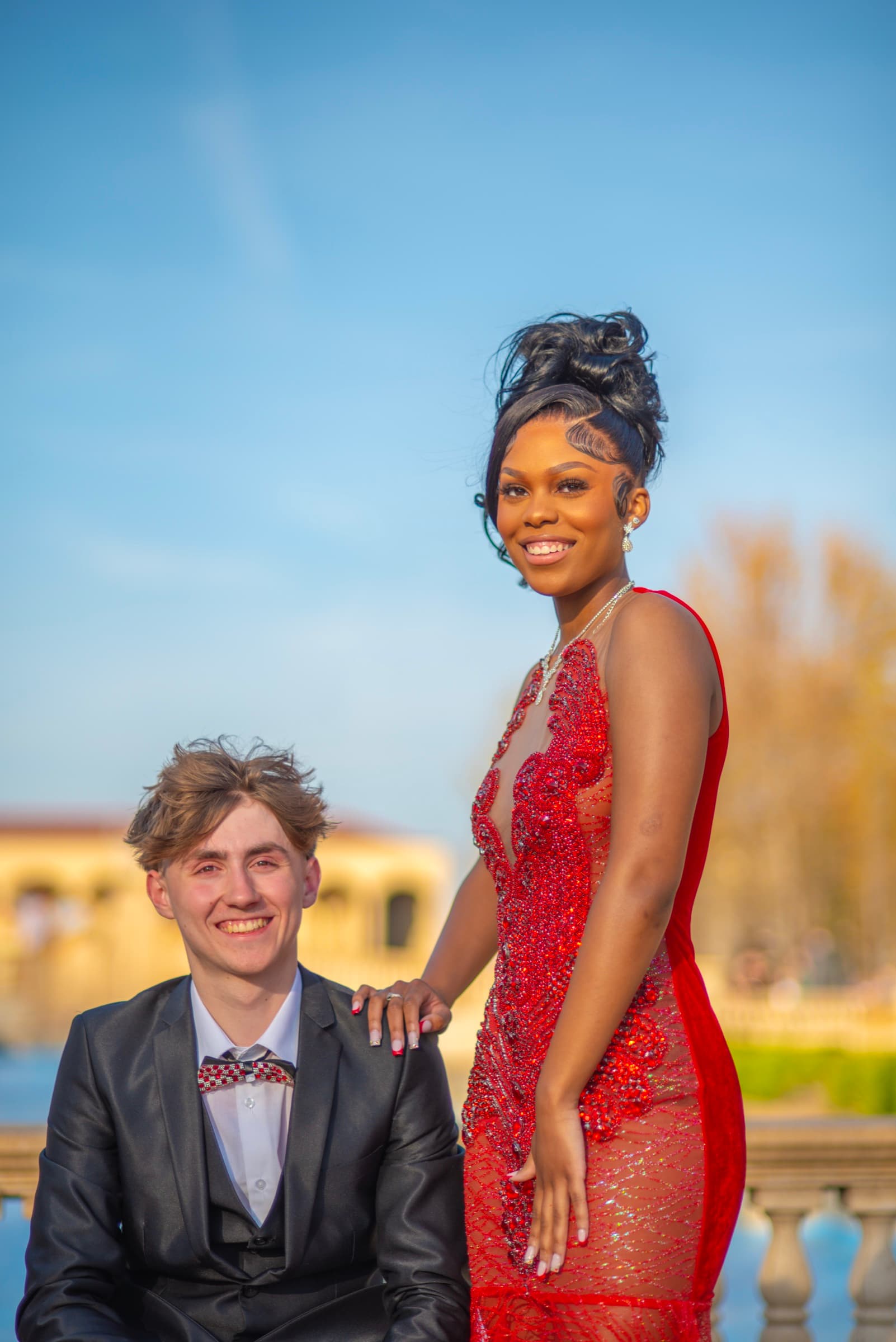 Natural smiling senior portrait